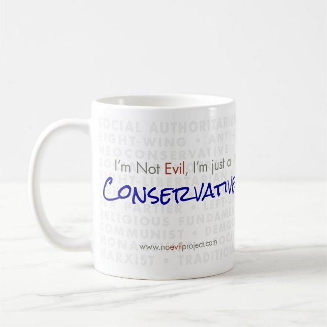 Conservative - I'm not Evil Mug (Left)