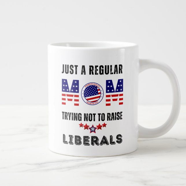 Conservative Mom Mug-20oz Large Coffee Mug (Right)