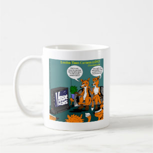 Conservative News Funny Cartoon Coffee Mug
