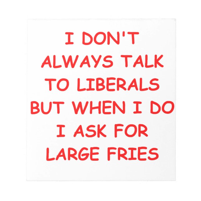 conservative notepad (Front)