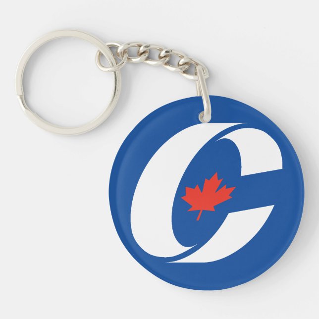 Conservative Party Canadian Keychain (Front)