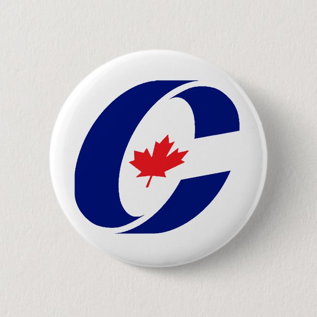 Conservative Party of Canada 2 Inch Round Button (Front)