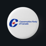 Conservative Party of Canada Logo 2 Inch Round Button<br><div class="desc">.</div>