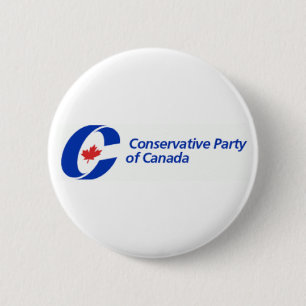 Conservative Party of Canada Logo 2 Inch Round Button
