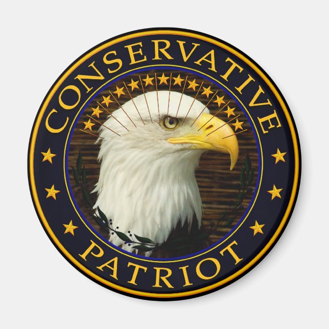 Conservative Patriot 2 Magnet (Front)