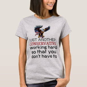 Conservative,Republican funny us election2024 T-Shirt