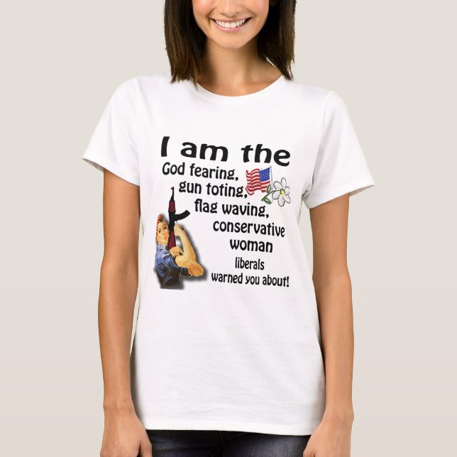 Conservative Woman T-Shirt (Front)