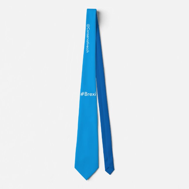 ConservativeChitChat #Brexit Tie (Front)