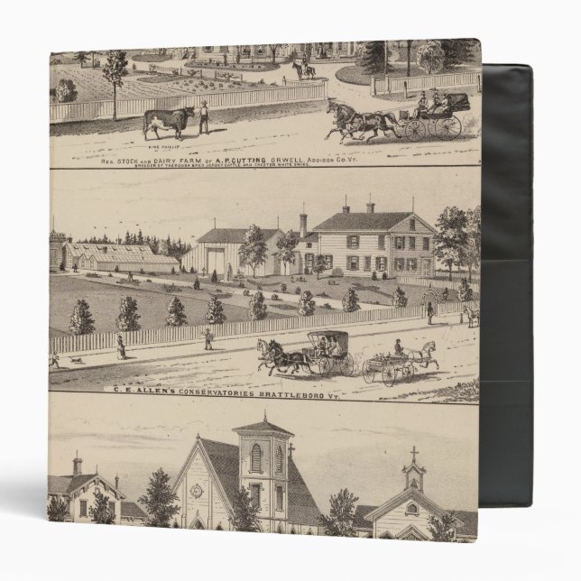 conservatories and school binder (Front/Inside)