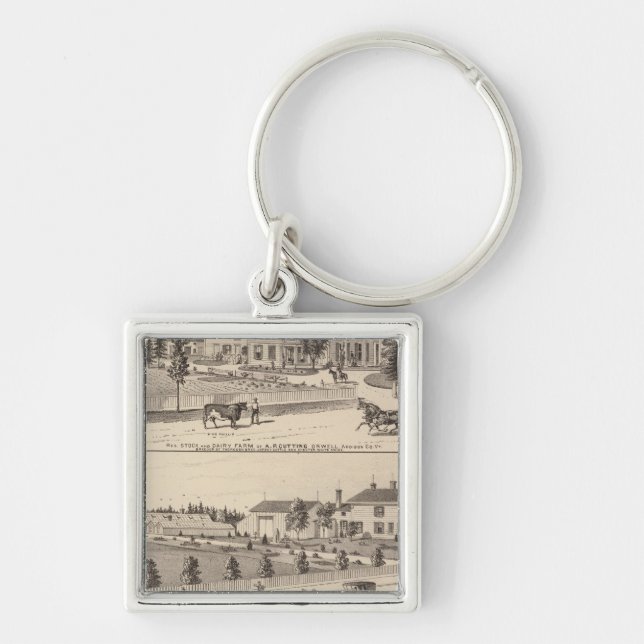 conservatories and school keychain (Front)