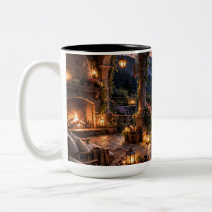 Conservatory Lake Castle Black Mug