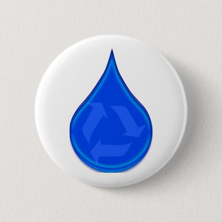 Conserve and Save Water 2 Inch Round Button