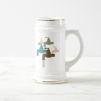 Conserve Water Faucet Beer Stein