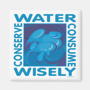 Conserve Water Magnet