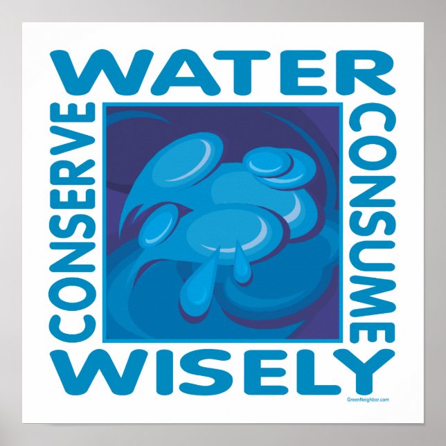 Conserve Water Poster (Front)