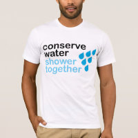 Conserve water, Shower together