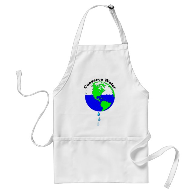 Conserve Water Standard Apron (Front)
