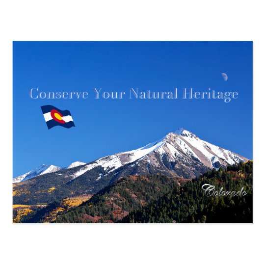 Conserve Your Natural Heritage Postcard