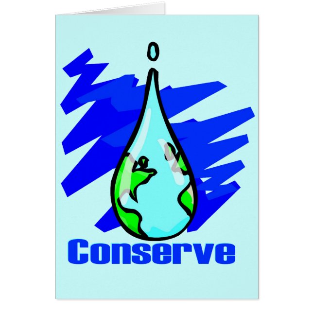 Conserver la carte d'eau (Devant)