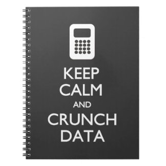 Conserver le calme Crunch Data Big Data Carnet
