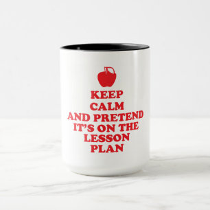Conserver le calme des enseignants Mug