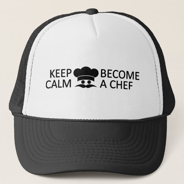Conserver le calme et devenir un chef casquette (Devant)