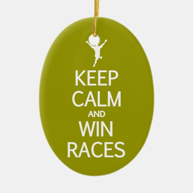 Conserver le calme et la victoire Races ornement c (Devant)