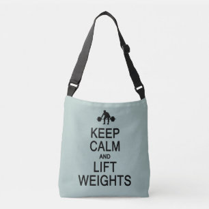 Conserver le calme et les poids de levage sacs cou