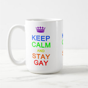 Conserver le calme et rester des tasses gays - cho