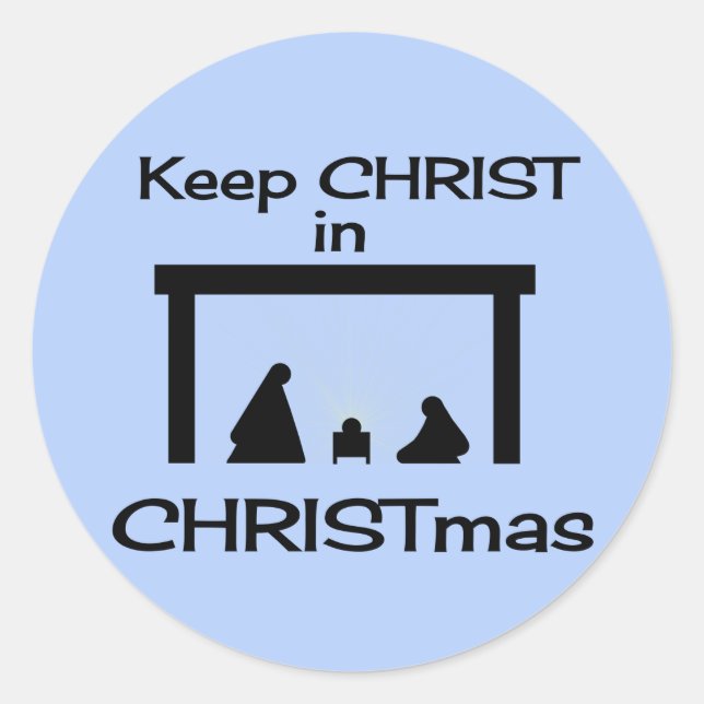 Conserver le CHRIST dans les Stickers CHRISTmas (2 (Devant)