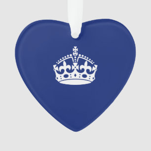Conserver l'icône de la couronne calme sur le bleu