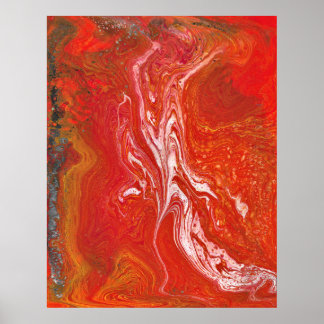 Conserver un lecteur 1 Vibrant affiche rouge Impri