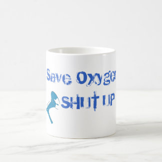 Conservez la tasse de l'oxygène