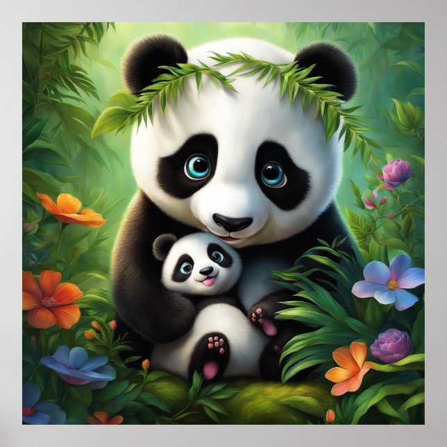 Conservez Panda ou créez votre propre affiche (Devant)