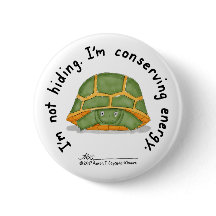 Conserving Energy White Button