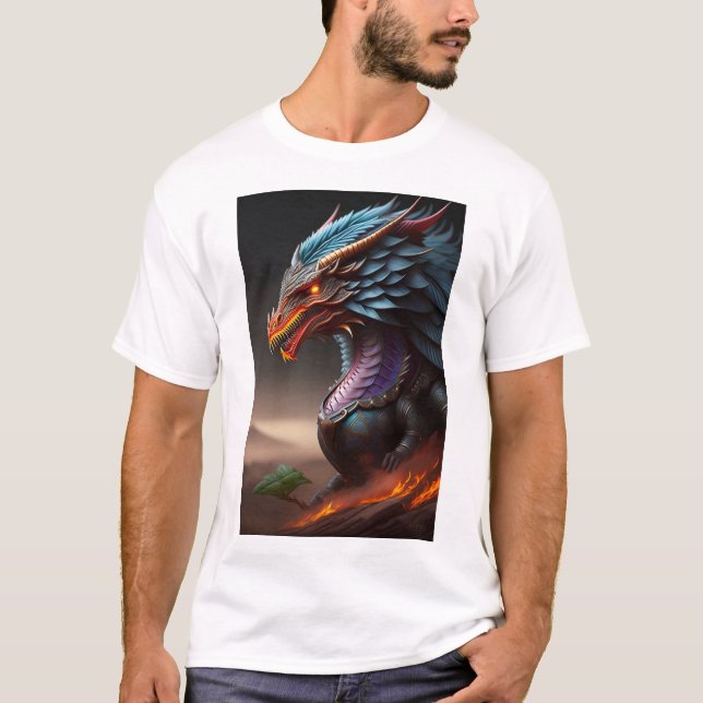 Consider something like "Mystical Dragon T-Shirt"  T-Shirt (Front)