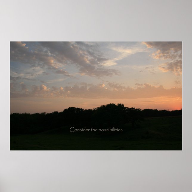 Consider the possibilities poster (Front)
