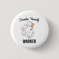 Consider Yourself Warned Evil Cat