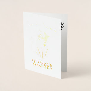 Consider Yourself Warned Evil Cat Foil Card