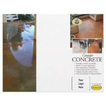 Considérons la brochure en béton pour la forme de