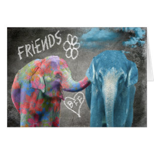 Consolation de l'éléphant BFF