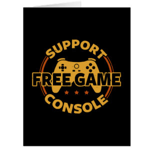 Console de jeu drôle de manifestation de jeu