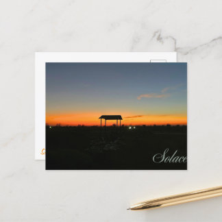 consoler | carte postale coucher de soleil