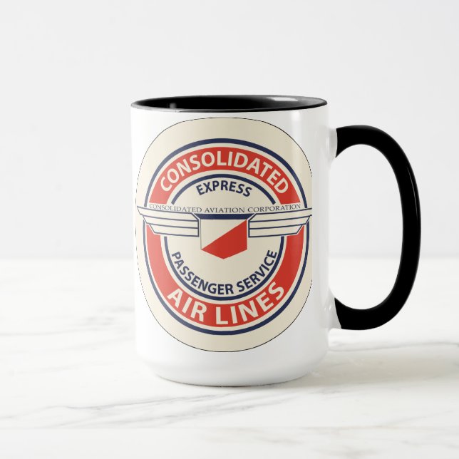 Consolidated Airlines Logo Mugs (Right)