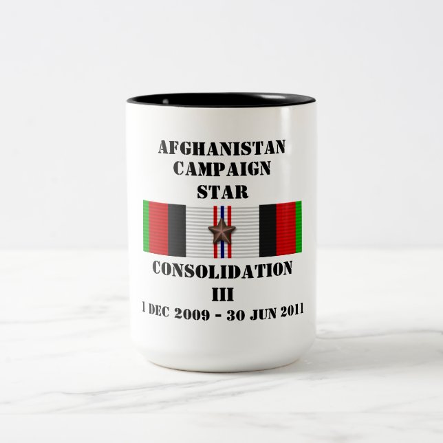 Consolidation III / CAMPAIGN STAR Two-Tone Coffee Mug (Center)