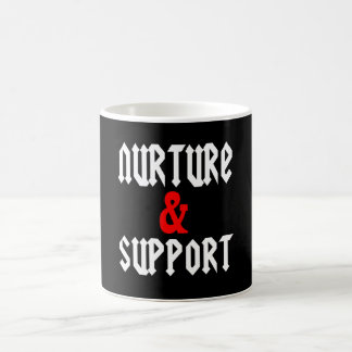 Consolidez et soutenez la tasse de logo