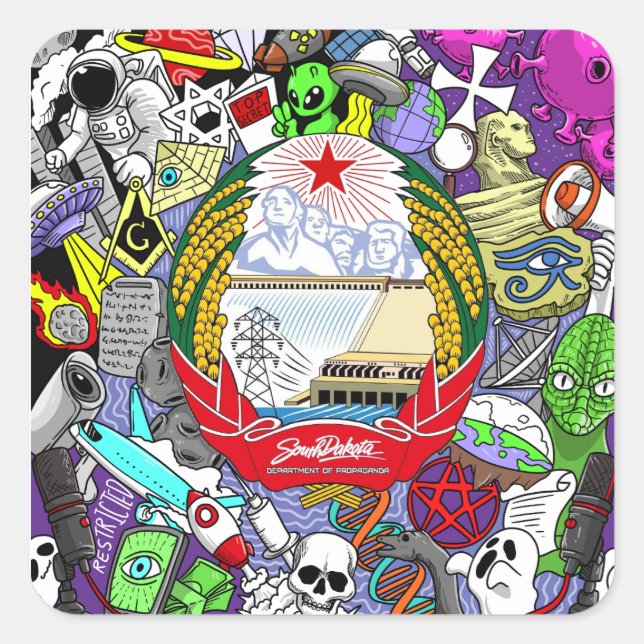 Conspiracy Sticker (Front)