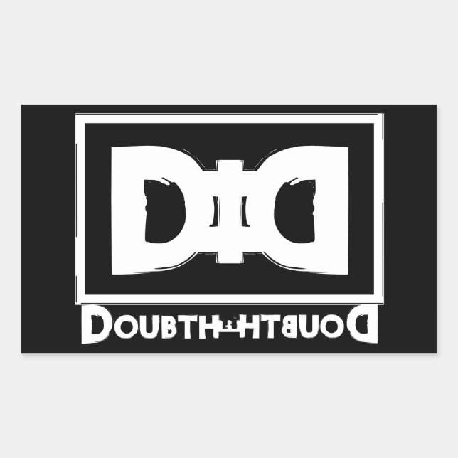 Conspiracy theory mockery motto: Doubt The Doubt   Sticker (Front)