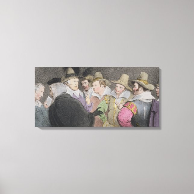 Conspiracy to Blow up the Parliament, (HB Sketches Canvas Print (Front)