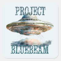 Conspiracy UFO Sticker for Cosmic Truth Seekers
